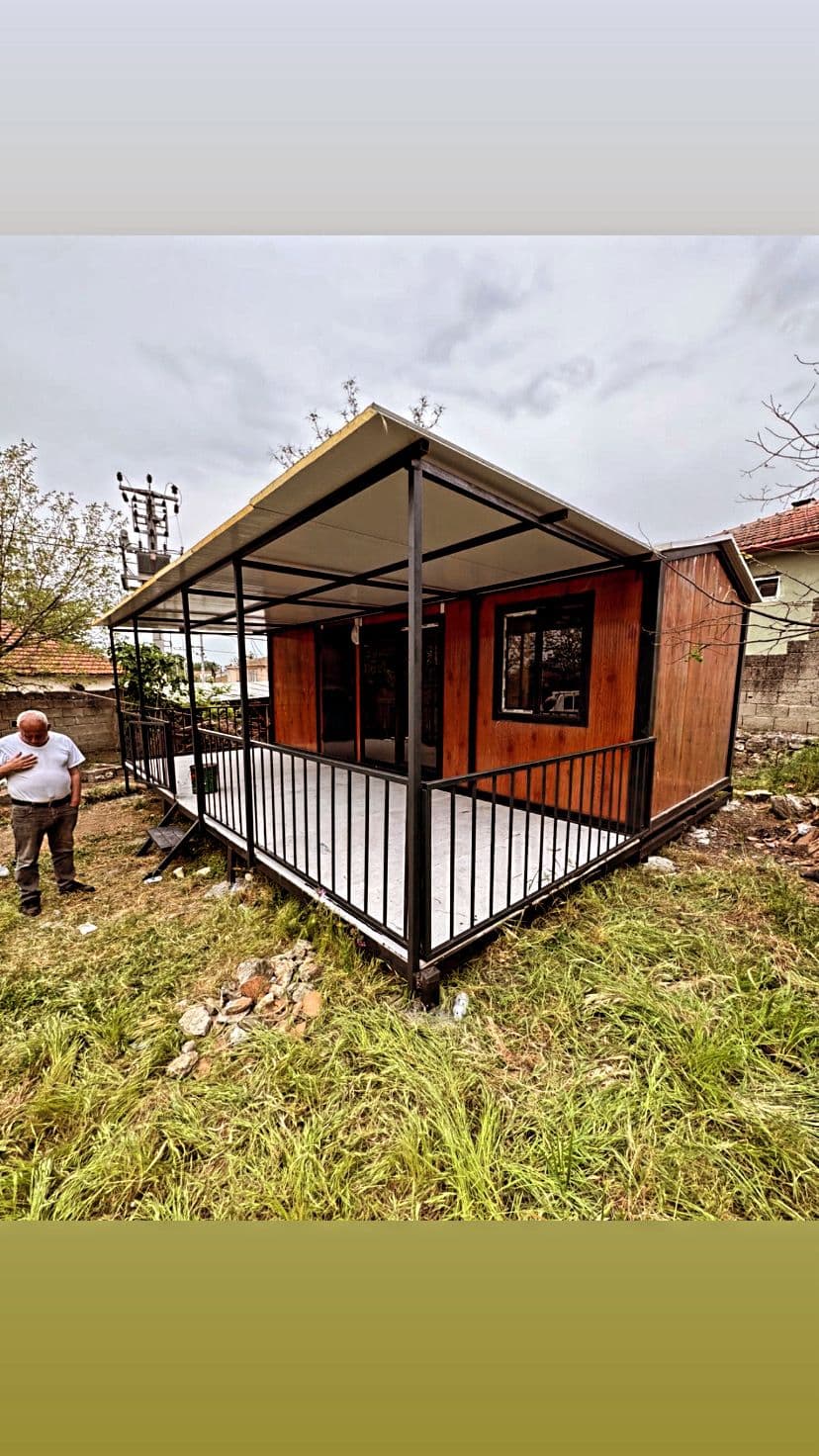 🏡 35 m² Balkonlu Yaşam Konteyner